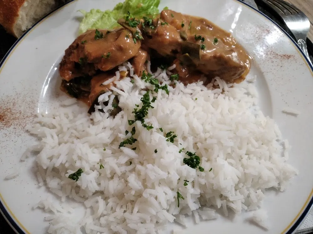 Blanquette de Veau Aux Poireaux Et Riz